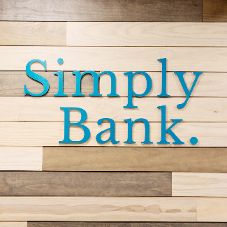 Feature wall at SimplyBank location.